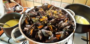 moules mayonnaise aux herbes sauce poulette