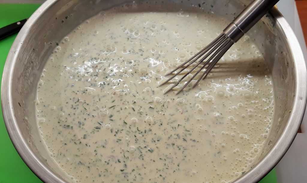 Moules froides sauce mayo aux herbes et jus de cuisson - ALBAPETRUS